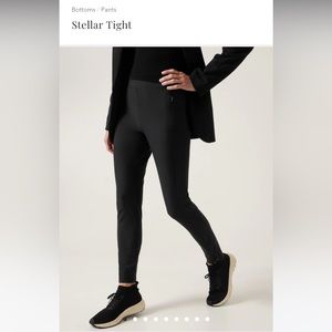 Athleta Black Stellar tight. Size 12 nwot